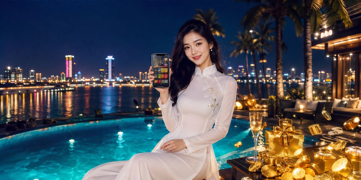 Ứng dụng casino và giao dịch tài chính tại Sài Gòn với trang phục áo dài truyền thống